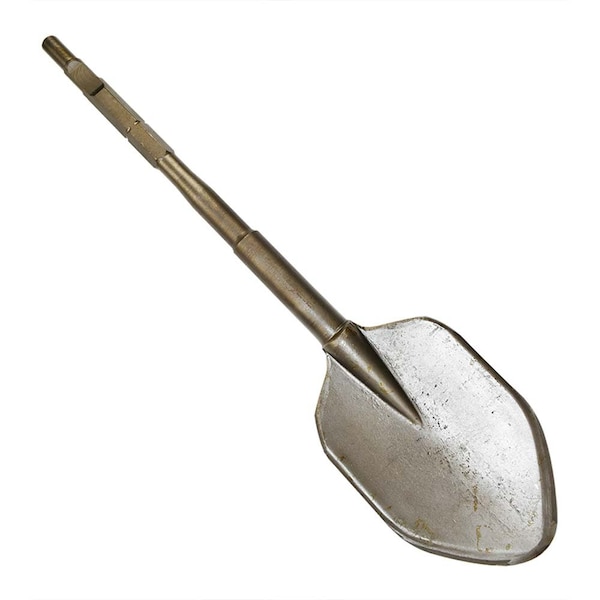 Superior Steel 8 Inch x 5-1/4 Inch Pointed Clay Spade Round Hex/ Spline Hammer 21 Inch Long - SC8826