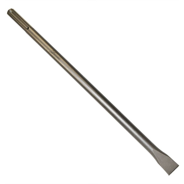 Superior Steel 1 Inch Flat Chisel SDS-Max Hammer Steel 18 Inch Long - SC8912