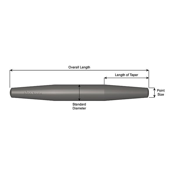 Ajax Tool Works 1 3/16 Barrell Drift Pins - 637