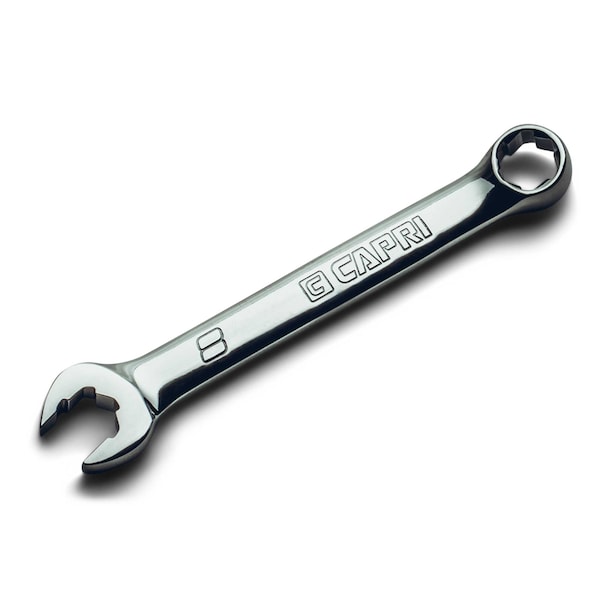 Llave combinada corta de 8 mm Capri Tools WaveDrive Pro para pernos regulares y redondeados - CP11750-M8SB