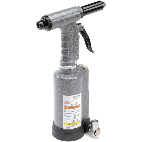 Sunex 3/16in Heavy Duty Rivet Gun, 1/4in NPT - SX0918T