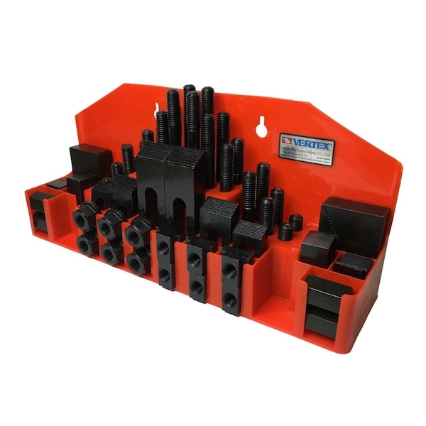Hhip Pro-Series52 Piece Clamping Kit 12mm T-Slot With M10 X 1.5 Studs - 3901-0010