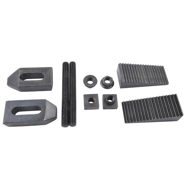 H & H Industrial Products 10 Piece 13mm T-Slot Mini Clamping Set - 3906-0320