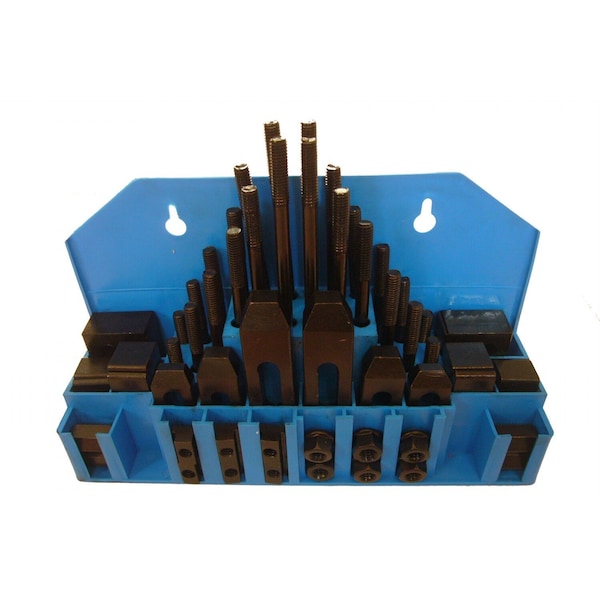 Hhip 58 Piece Clamping Kit 1/2" T-Slot With 3/8-16 Studs - 3900-0002