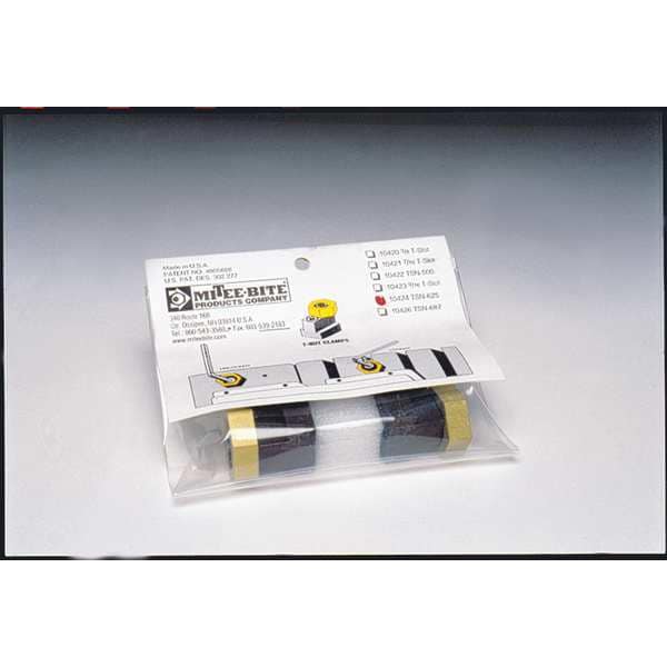 Mitee-Bite Products T-Nut Clamps, 5/8in., ST, PK2 - 10424