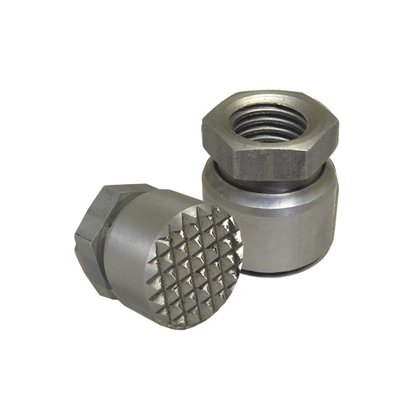 S & W Manufacturing Toggle Pad, Serrated, SS, 1-8" - SSP-7S