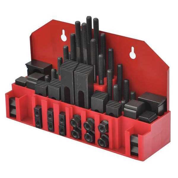Westward Clamping Kit, 3/8, 5/16-18 Stud, 54 pcs - 19T326