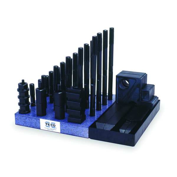 Te-Co Clamping Kit, Super, 7/8, 1-1/2 In, 51 Pcs - 20218