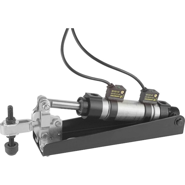 Kipp Pneumatic Clamp Horizontal, Form:B Steel, Comp:Steel - K0090.0150