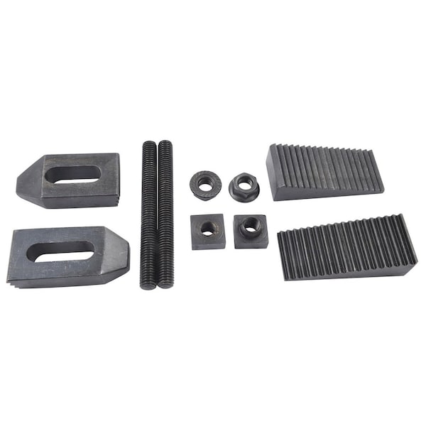 H & H Industrial Products 10 Piece 16mm T-Slot Mini Clamping Set - 3906-0322