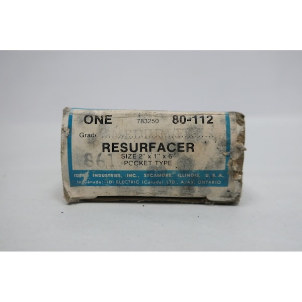 Ideal MediumFine Resurfacer 2 pulgadas x 1 pulgada x 6 pulgadas Otro Abrasivo - 80-112