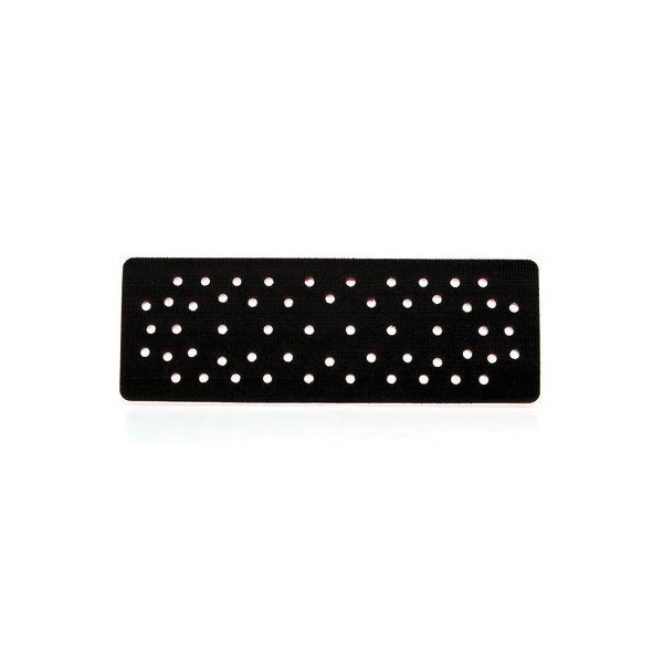 Almohadilla de lijado limpio 3M Hookit 28531, 70 mm x 198 mm x 12.7 mm 33 Agujeros Espuma Roja