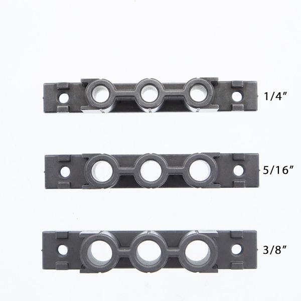 Milescraft Joint Master, Self-Clamping Aluminum Doweling Jig. For 1/4in, 5/16in, and 3/8in Dowel Pins - 1334
