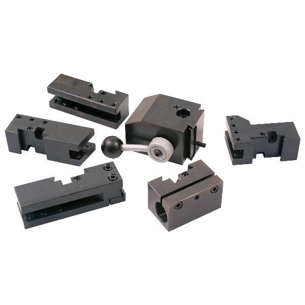 Hhip 6 Piece KDK Style-0 Quick Change Tool Post & Holder Set - 3900-5424
