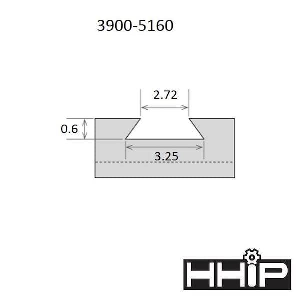 Hhip DA 6 Piece Tool Post Set - Wedge Type 251-555 (3900-5160) - 3900-5160