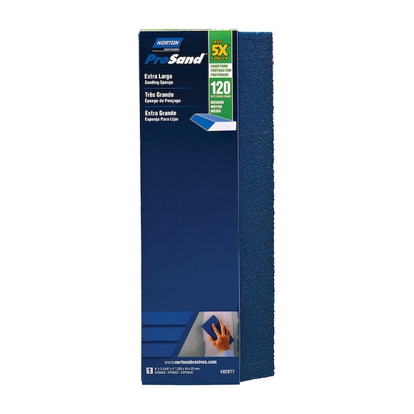 Norton Abrasives Esponja de lija Extra Grande 120Grt - 07660782077