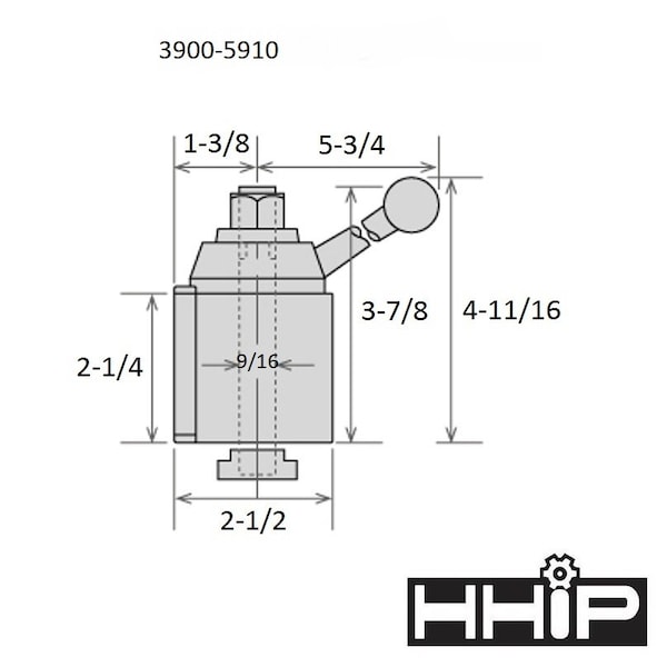 Hhip AXA 6 Piece Set - Piston Type 251-100 (3900-5910) - 3900-5910