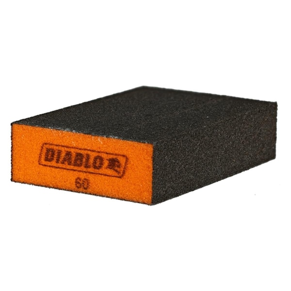 Esponja de lijado mediano de grosor 60 con borde plano Endura-Bond de Freud America - 1018197