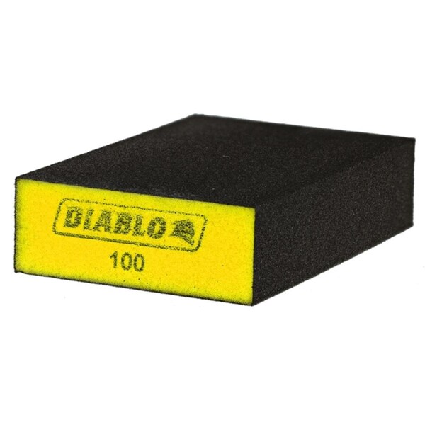Esponja de lijado fino de borde plano Endura-Bond de 100 granos de Freud America - 1018153