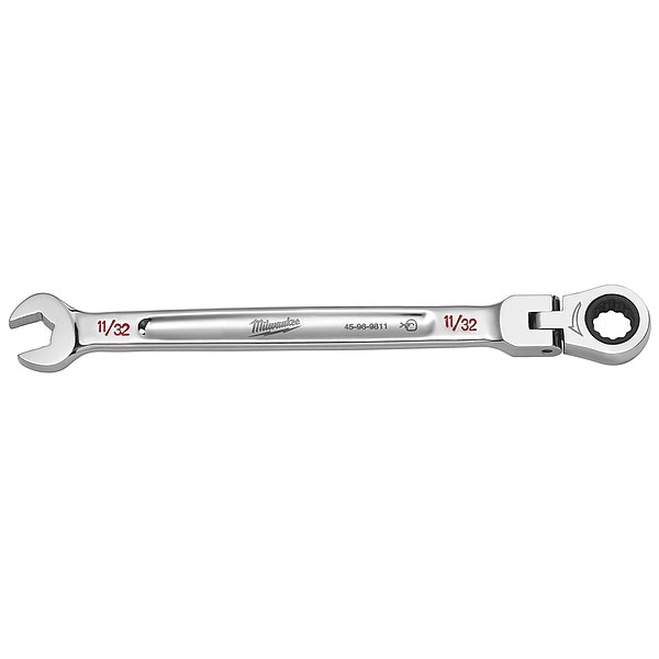 Llave combinada de cabeza flexible Milwaukee Tool de 11/32 pulgadas SAE - 45-96-9811