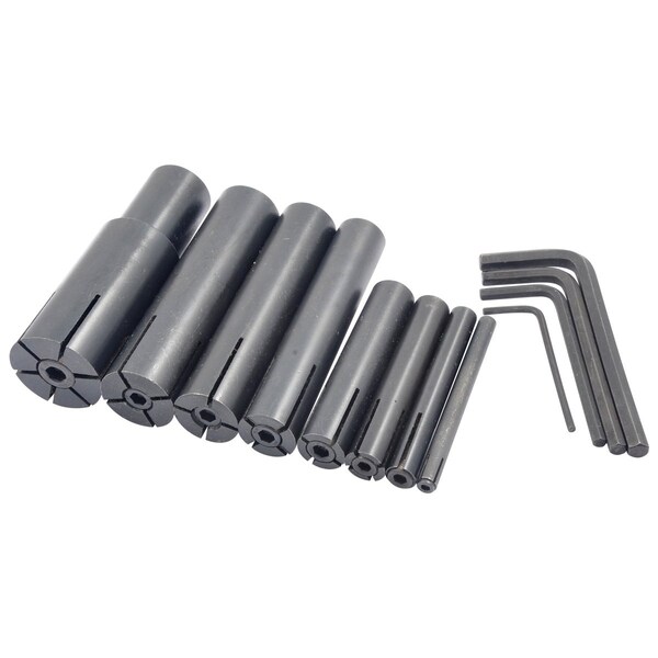 Hhip 1/4-1-1/4 in. 8 Piece Expanding Arbor Set - 3906-4006