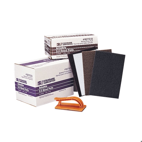 Almohadilla de mano de trabajo pesado de Standard Abrasives, 6X9, paquete de 40 - 827510