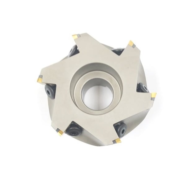 Hhip 5 X 1-1/2" Bore 90 Degree Square Nickel Coated Indexable Face Mill - 2061-5005