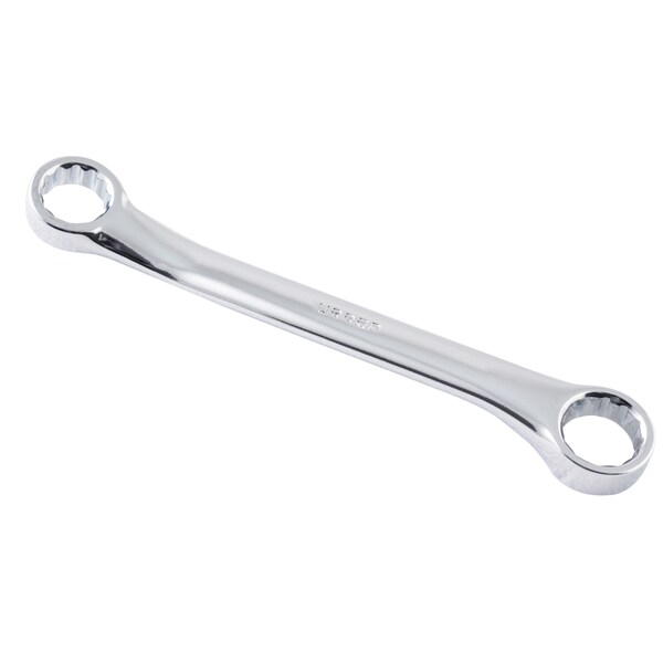 Llave de extremo de caja Urrea de 12 puntos pulida completamente, ángulo de 15°, tamaño de apertura de 10 mm x 11 mm - 1053M.