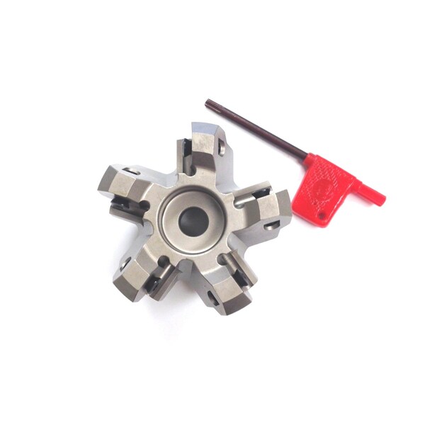 Hhip 2-1/2" X 3/4 Bore 45 Degree Octagon 5 Insert Indexable Face Mill - 2068-2500