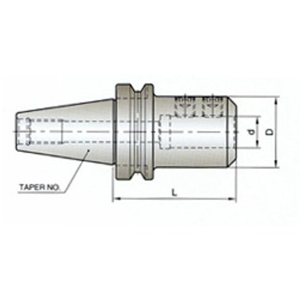Yg-1 Tool Bt50 Extended Length End Mill Holder - AI108