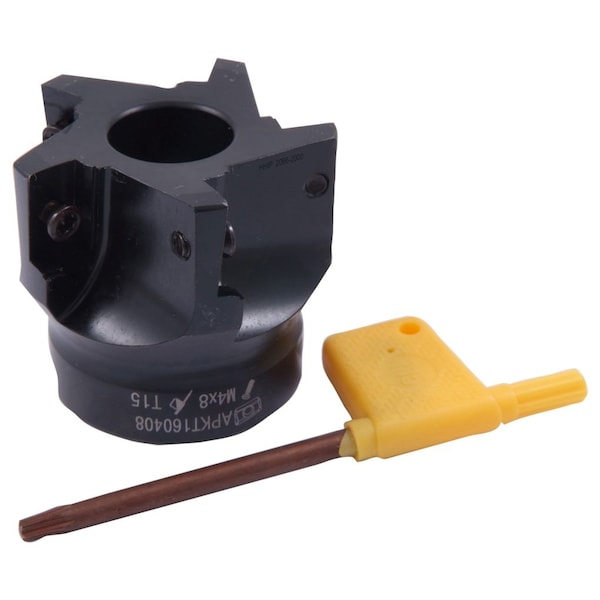Hhip 2" X 3/4 Bore 90 Degree APKT-160408 Indexable Face Mill - 2066-2000