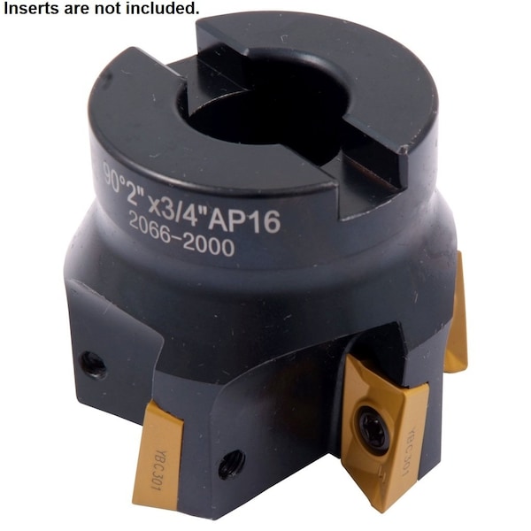 Hhip 2" X 3/4 Bore 90 Degree APKT-160408 Indexable Face Mill - 2066-2000