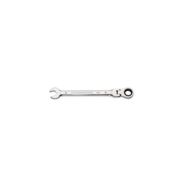 Llave de trinquete combinada flexible Gearwrench de 14 mm, 90 dientes y 12 puntas - KDT86714
