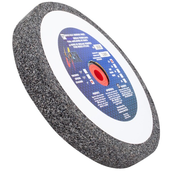 Shark Industries 7-in. x 1-in. x 1-in. Bench Seat Grinding Wheel 24 Grit, Aluminum Oxide - 2025
