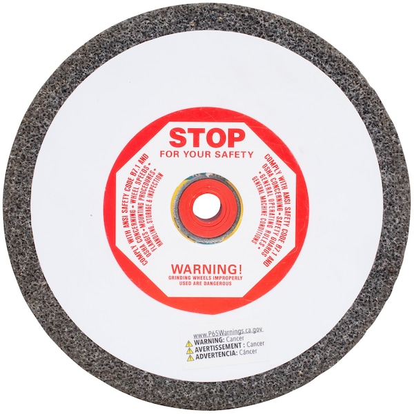 Shark Industries 7-in. x 1-in. x 1-in. Bench Seat Grinding Wheel 24 Grit, Aluminum Oxide - 2025