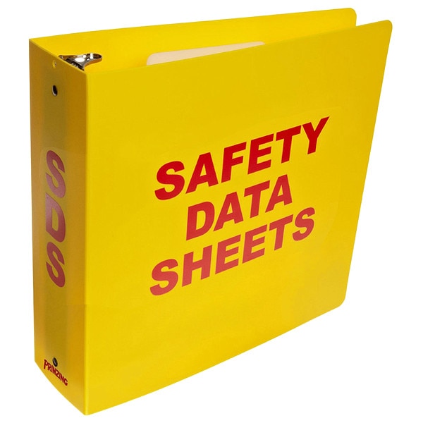 Brady Binder, Material Safety Data Sheets, 10 1/2 in W, 11 5/8 in H - 2025