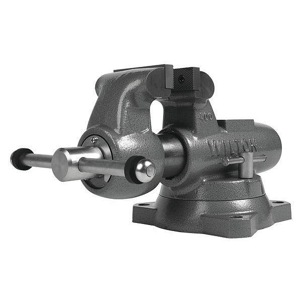 Wilton Machinist's Vise, Serrated Jaw, 9 13/16" L - 400S