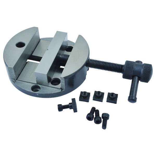 H & H Industrial Products 4" Rotary Table Vise - 3906-2214