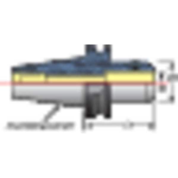 Techniks End Mill Holder, BT40, 0.3125in Bore Dia. - 17140-5/16