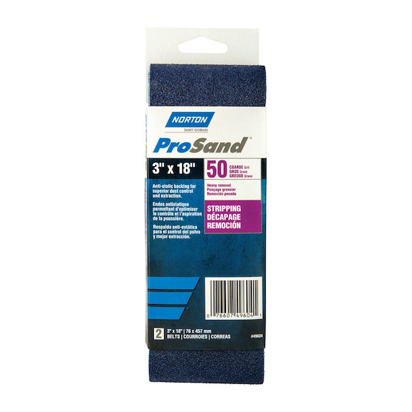 Norton Abrasivos CINTA DE LIJA 3X18" 50GRT2PK - 7660702231