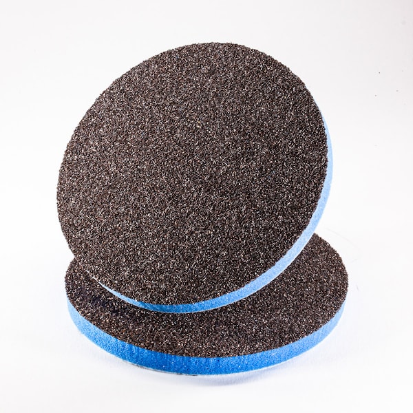 Espuma de 10mm Uneeda EKASILK PLUS 5" sin agujeros grado medio (120-150 acabado de lija) - Almohadilla de lijado con gancho y lazo - P-105567