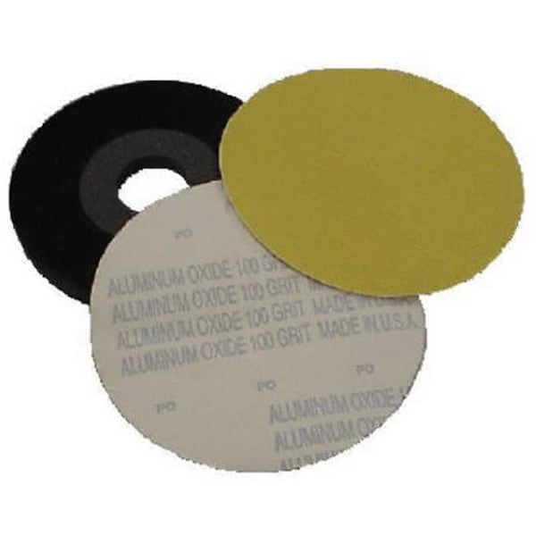 Virginia Abrasives 400-00011 Lijadora de paneles de yeso de 9 x 0.1 pulgadas con grano 80 respaldado con velour; Paquete de 10 - 574675