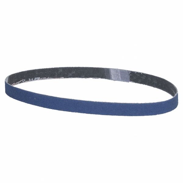 Cinturón de lija recubierto Norton Abrasives, de óxido de circonio alumina, 40 granos, extra grueso, BlueFire R887D, azul - 66254444193