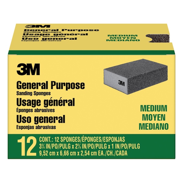 3M CP002-12P Bloque 3-3/4"x 2-5/8"x1", PK12 - CP002-12P