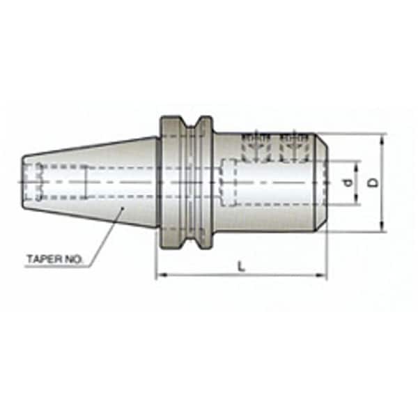 Yg-1 Tool Bt50 Standard Length End Mill Holder - AI008