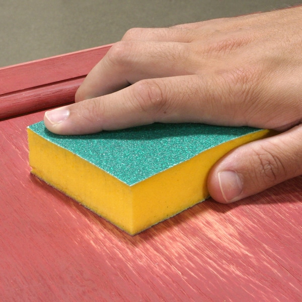 Gator Finishing AlumiNext Sandpaper Elimina Súper Esponja, 80 Medio Grano - 7300