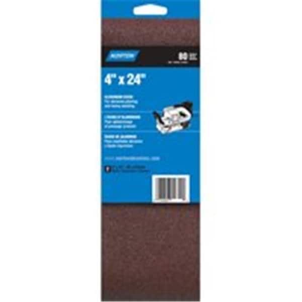 Norton Co Norton 48725 Paquete Práctico de Bandas 4X24 de Grit 80 2 Piezas - 3308996
