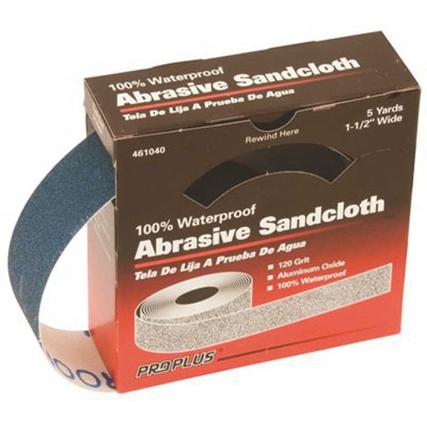 Proplus 1-1/2 x 5 yds. Tela de lija resistente al agua - 95400