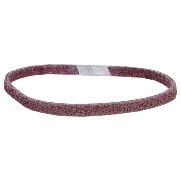 Norton Abrasives Sanding Belt, 3/4 in W, 18 in L, No tejido, óxido de aluminio, 150 Grit, Fino, Preparación Rápida, Granate - 66261015808