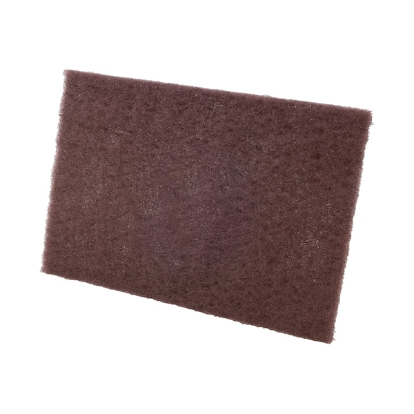 Cgw Abrasives Hand Pad, 6x9, Mrn, Paquete a granel de envoltura retráctil, 10 piezas - 36288